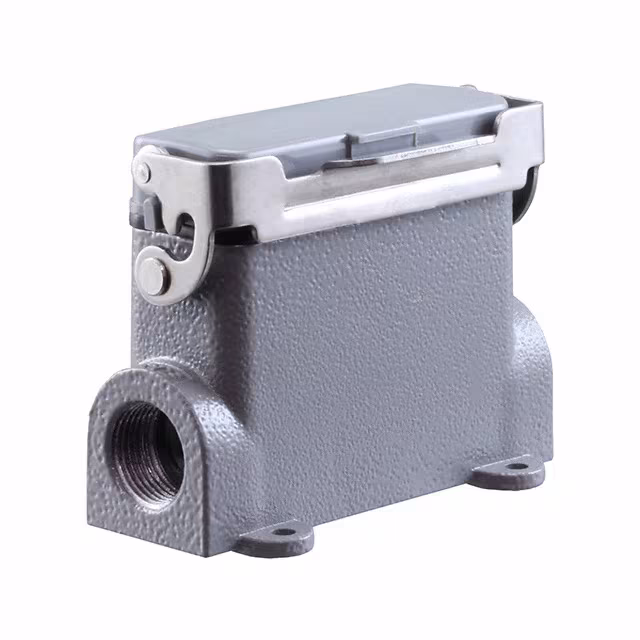 T1629163220-000 TE Connectivity AMP Connectors  Heavy Duty Connector Housings Hoods Bases